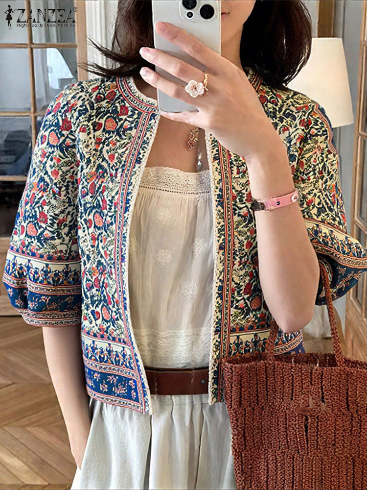 Women'S Fashion Kimono - ZANZEA Fashion Tops Casual Cardigans Women