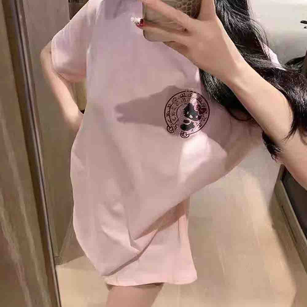 Women Fashion Necklace - Korean Version Hello Kittys Diamond Printed