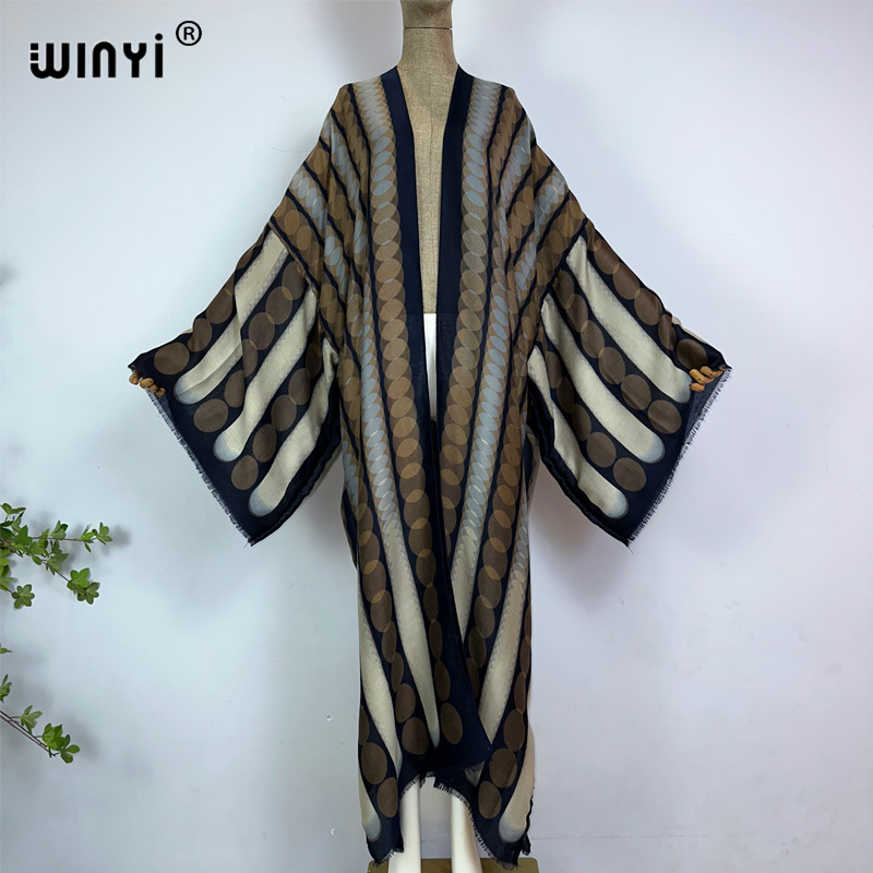 Women'S Fashion Kimono - WINYI kimono summer geometric print kaftan