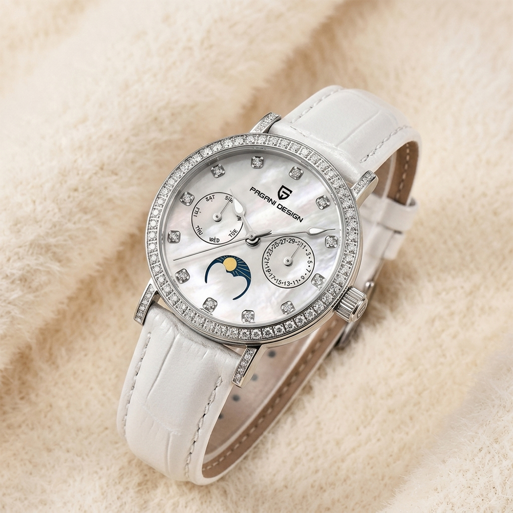 Women Fashion Drawing - PAGANI DESIGN Women Quartz Watch Mop