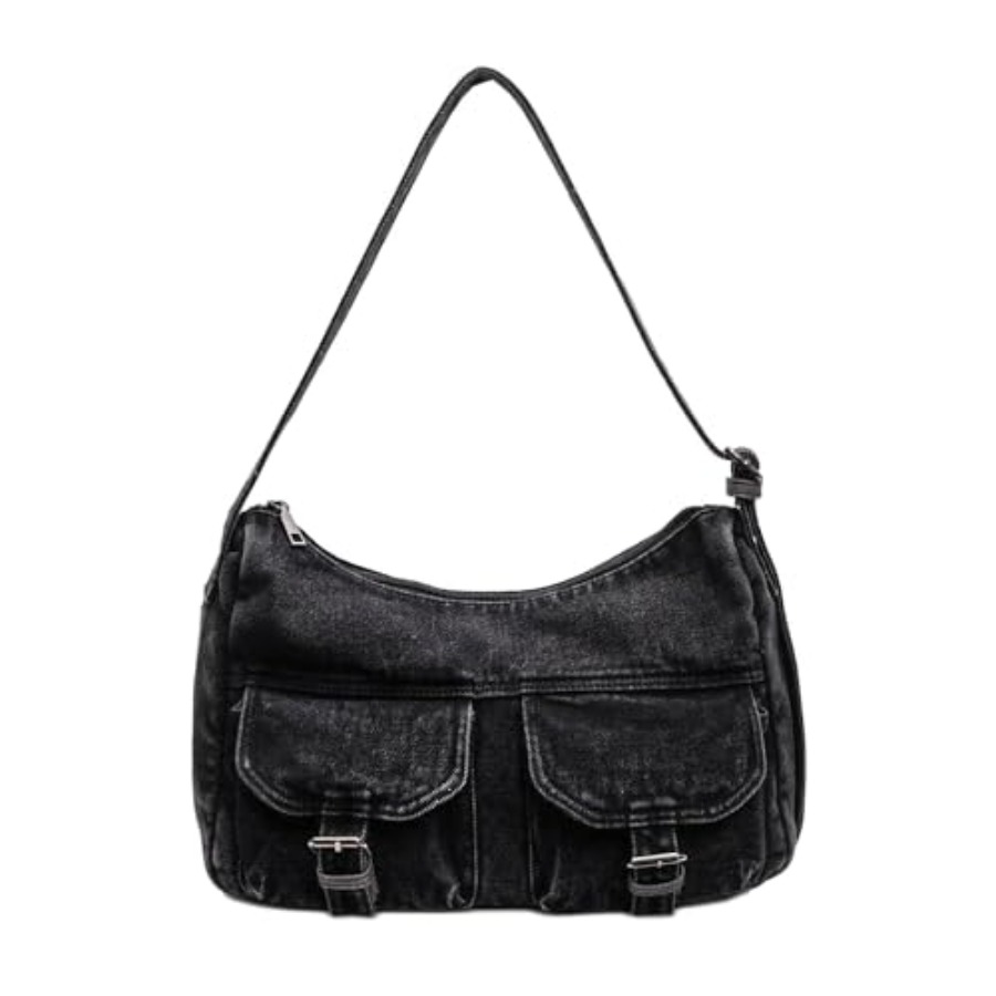 Canvas Tote Bag - Denim Shoulder Bag Canvas Messenger Bag