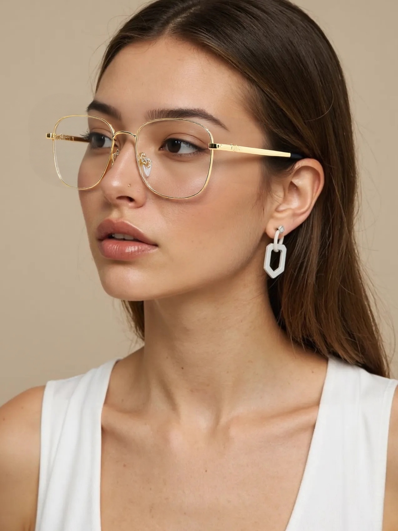 Fashion Women Picture - New metal flat fashion plain picture
