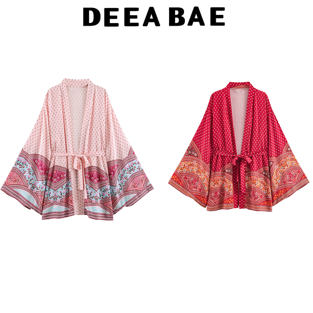 Women'S Fashion Kimono - DEEABAE Women's 2026 new summer outfit