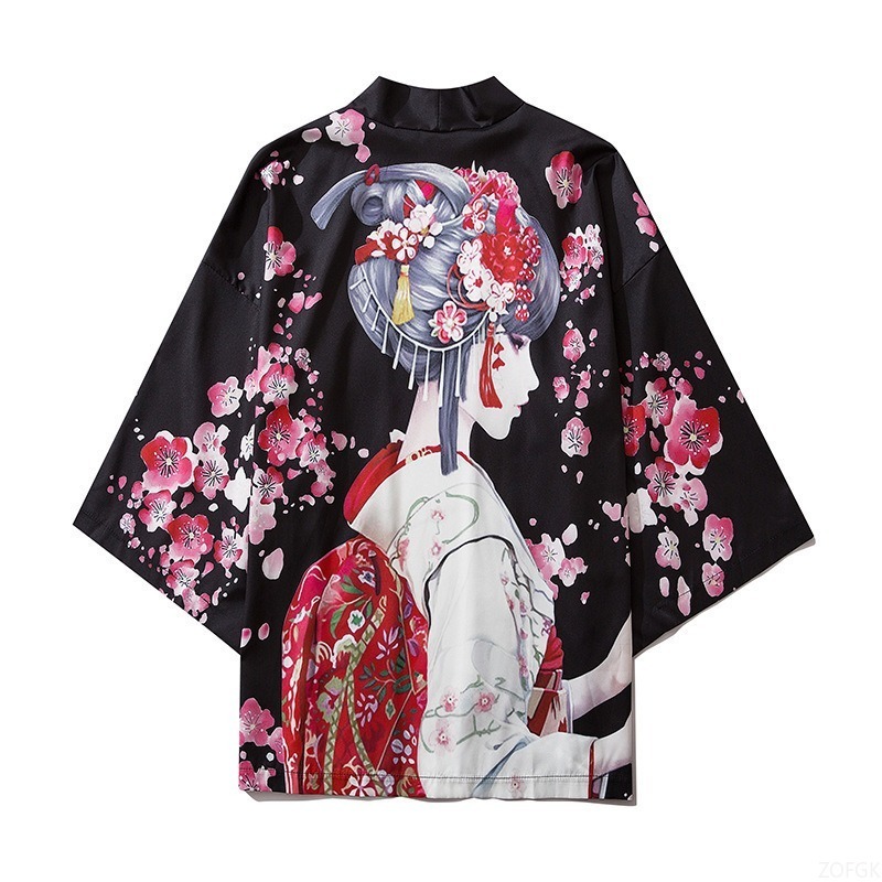 Chinese Style Harajuku Haori P - Women'S Fashion Kimono のレビューと価格