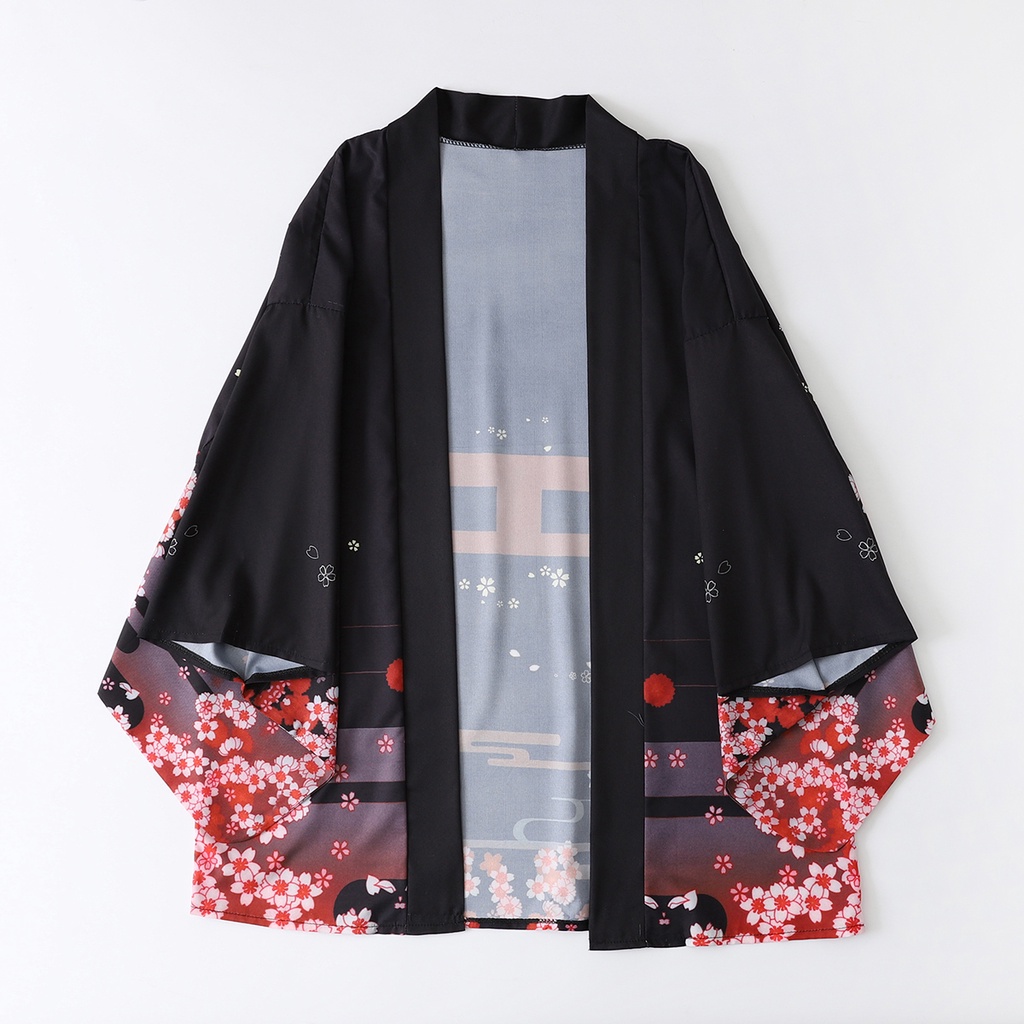 Fashion Fox Print Summer Beach - Women'S Fashion Kimono のレビューと価格