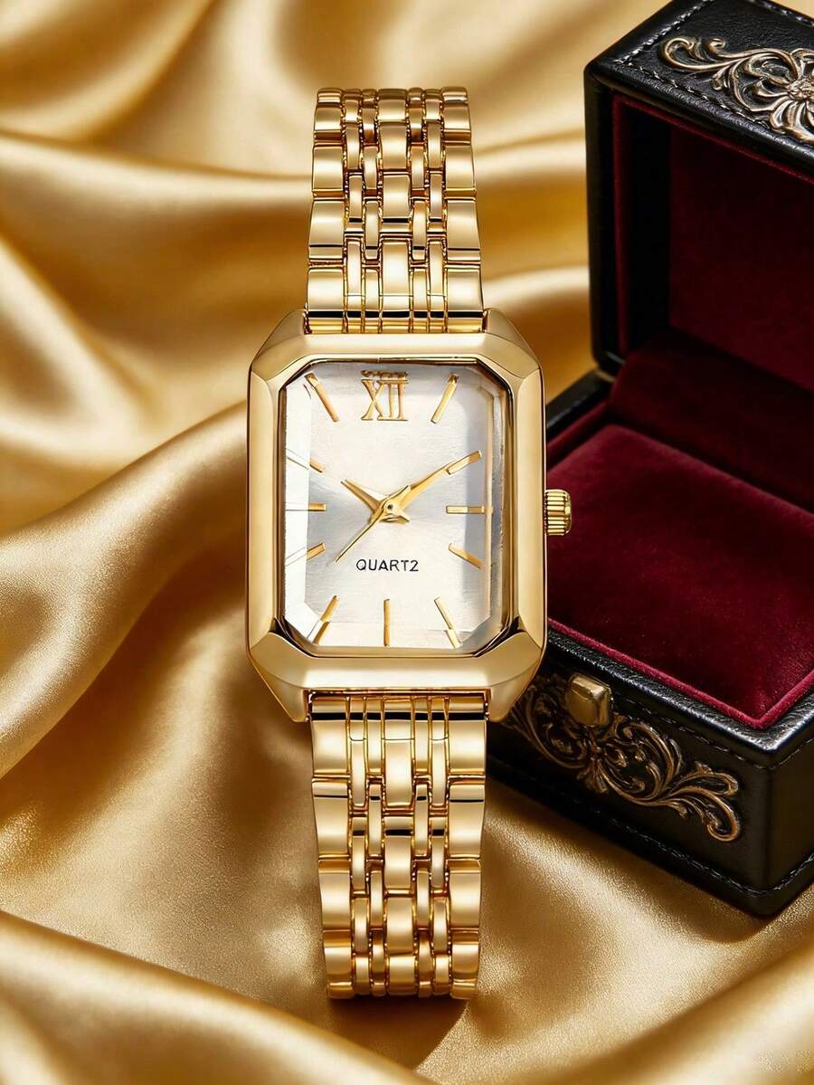 Womens Square Case Quartz Watc - Women Fashion Necklace のレビューと価格