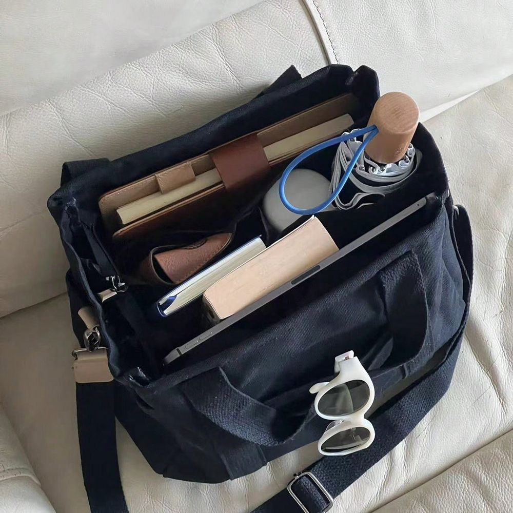 Canvas Crossbody Tote Bag With - Canvas Tote Bag のレビューと価格