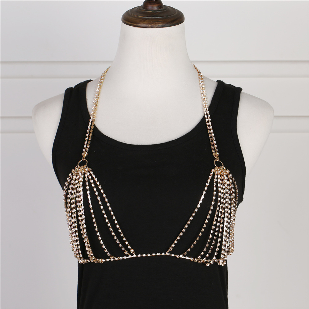Luxury Heart Crytal Bikini Bod - Women'S Fashion Harness のレビューと価格