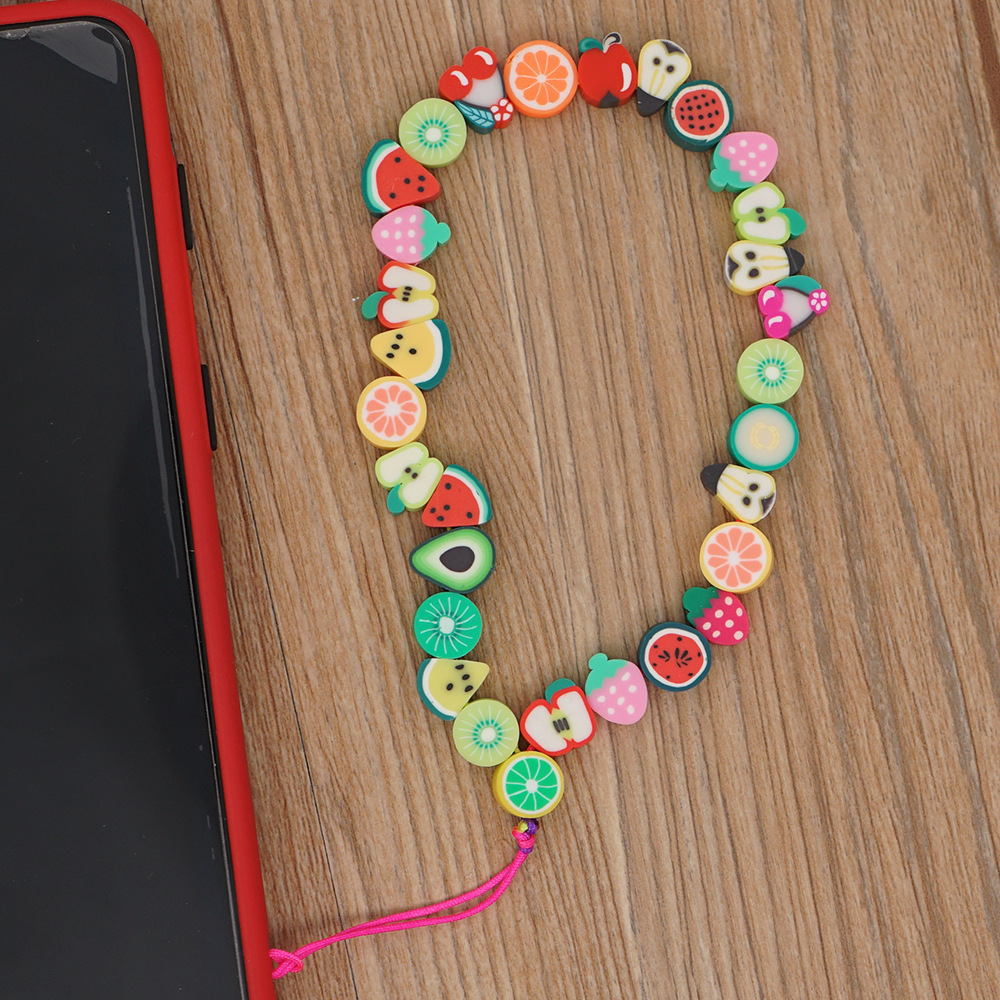 Cute Fruit Bead Phone Strap Ch - Fashion Women Picture のレビューと価格