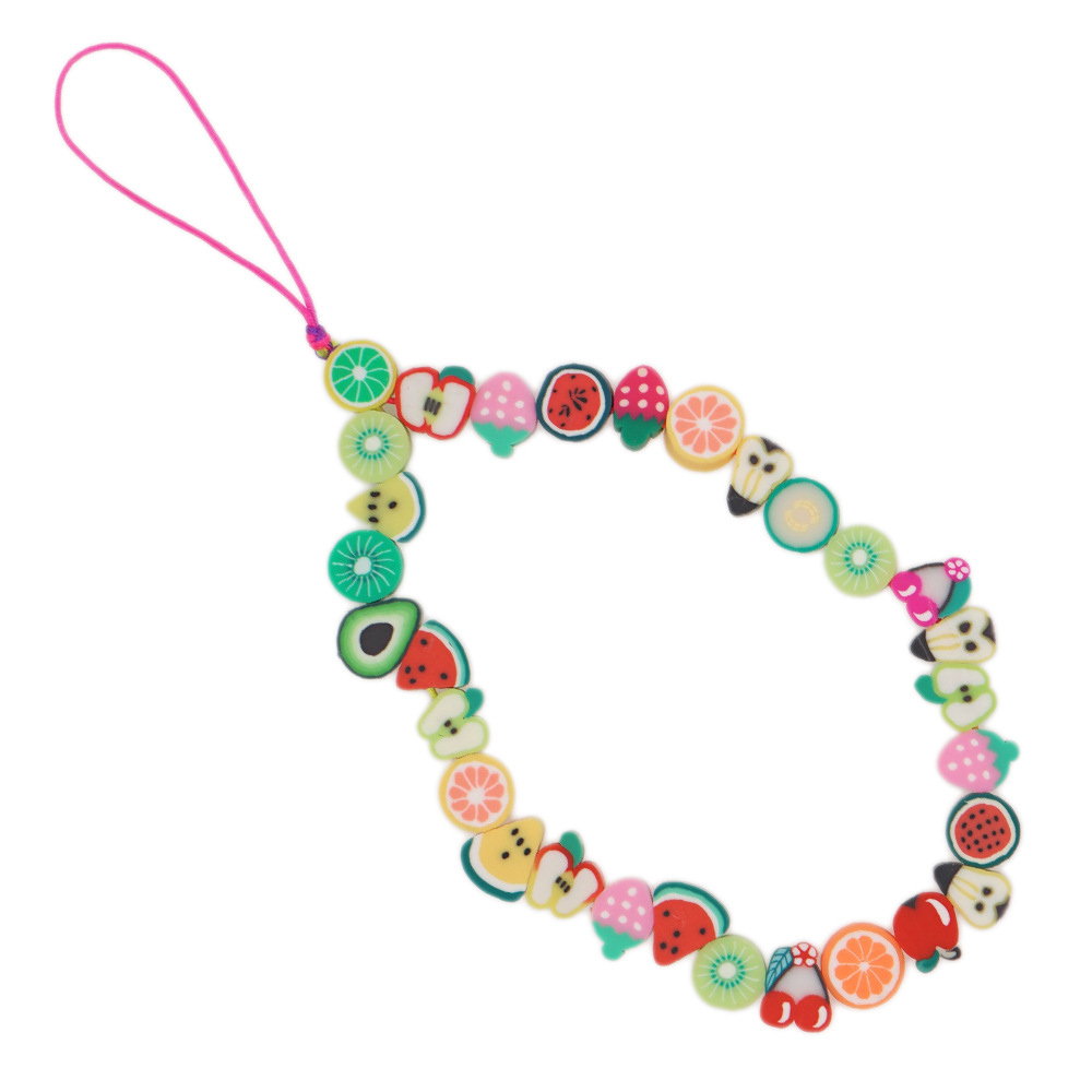 Cute Fruit Bead Phone Strap Ch - Fashion Women Picture のレビューと価格