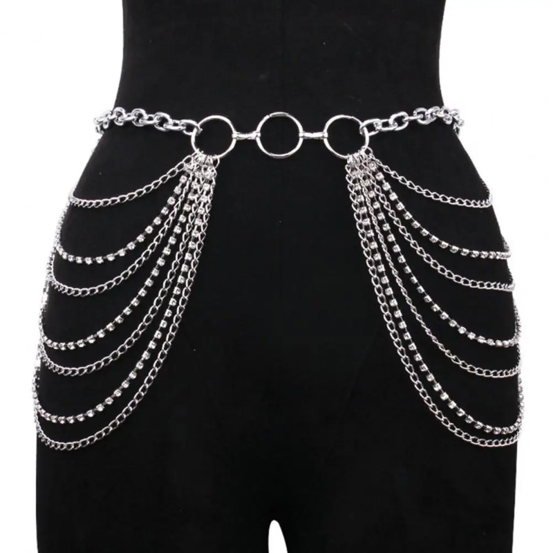 Waist Chain Jewelry Adjustable - Women'S Fashion Harness のレビューと価格