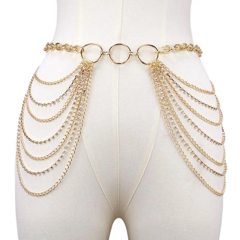 Waist Chain Jewelry Adjustable - Women'S Fashion Harness のレビューと価格