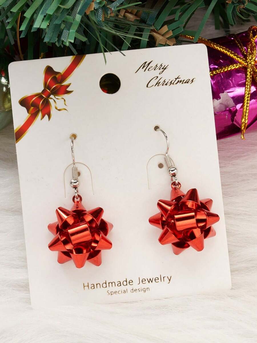 Fashionable Red Metal Women Ea - Women'S Fashion Earrings のレビューと価格