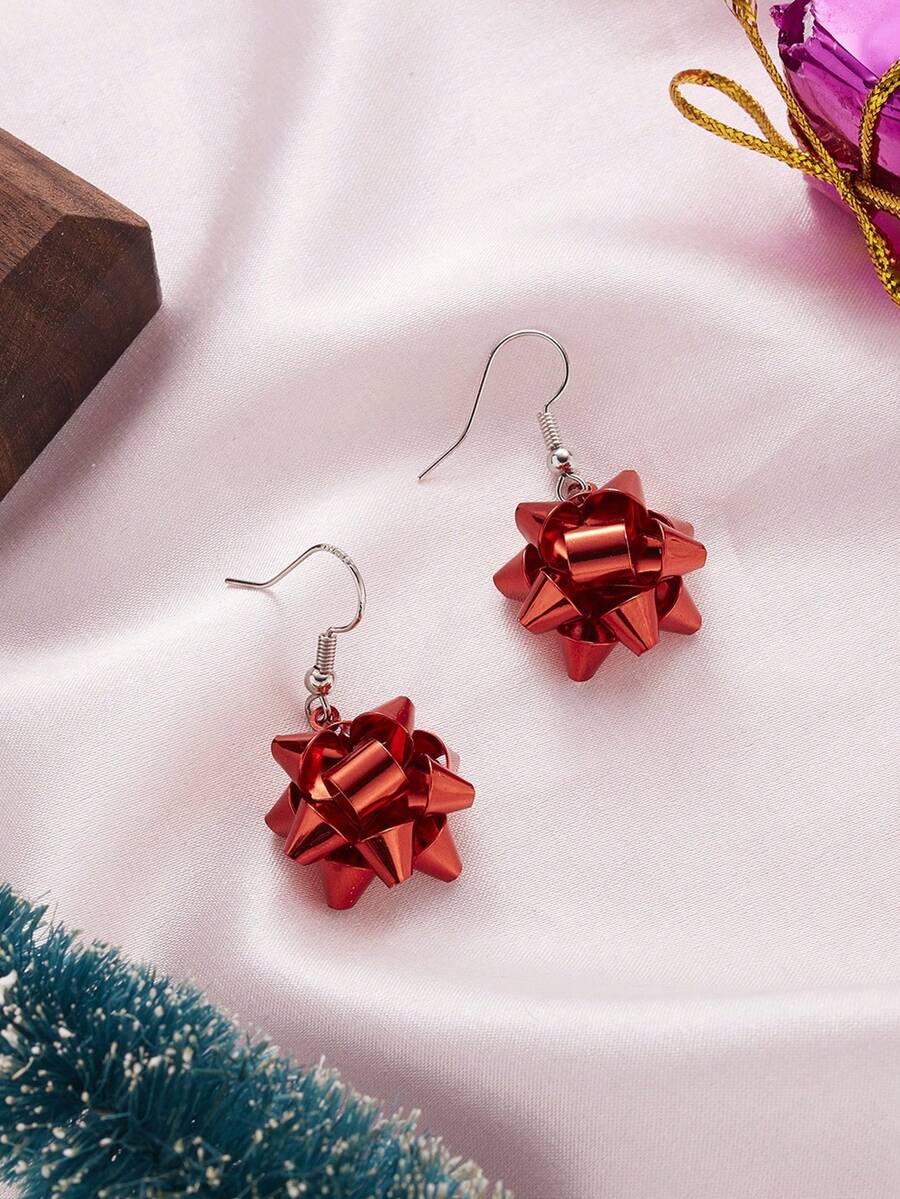 Fashionable Red Metal Women Ea - Women'S Fashion Earrings のレビューと価格