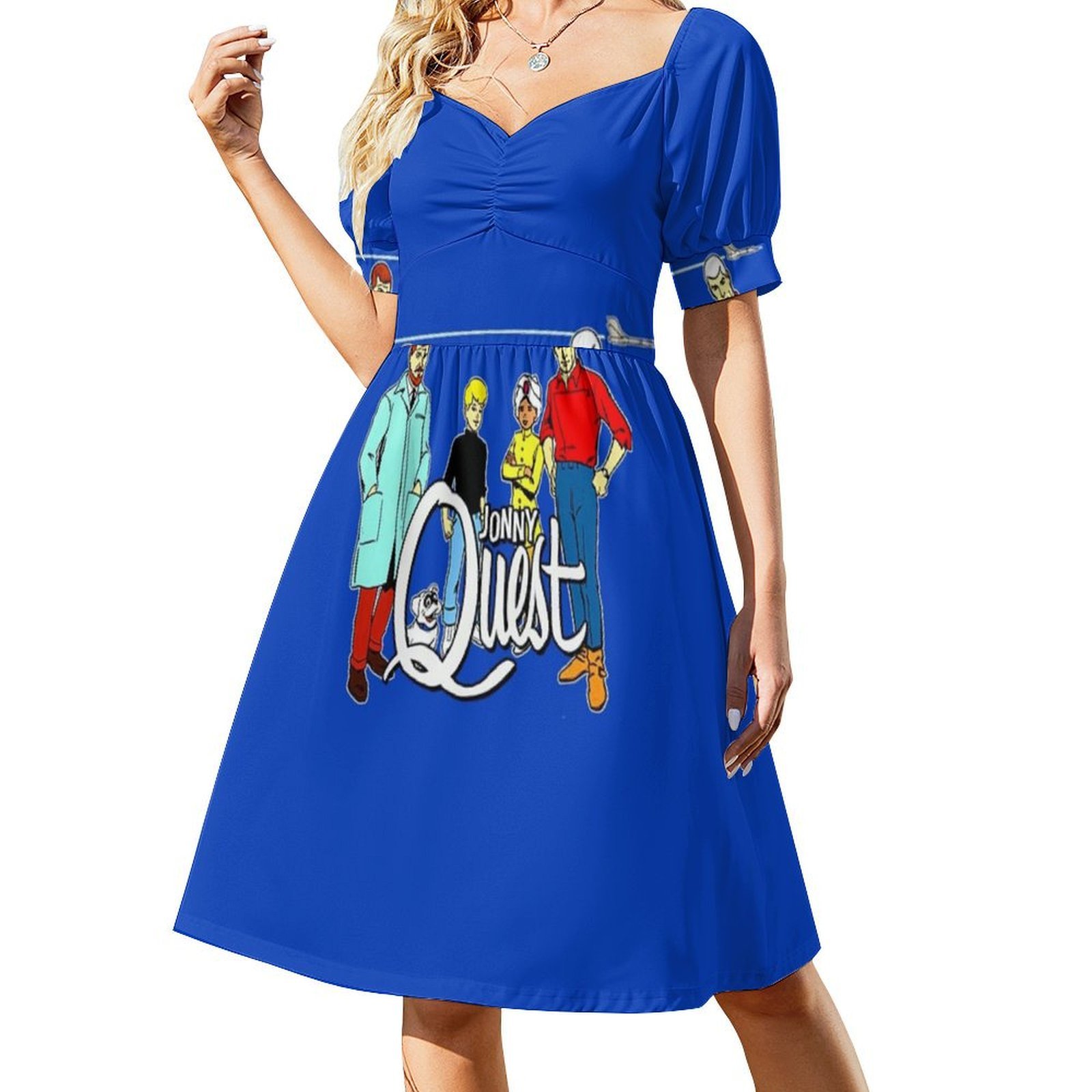 Jonny Quest Non-Distressed Flo - Smocked Dress Women のレビューと価格