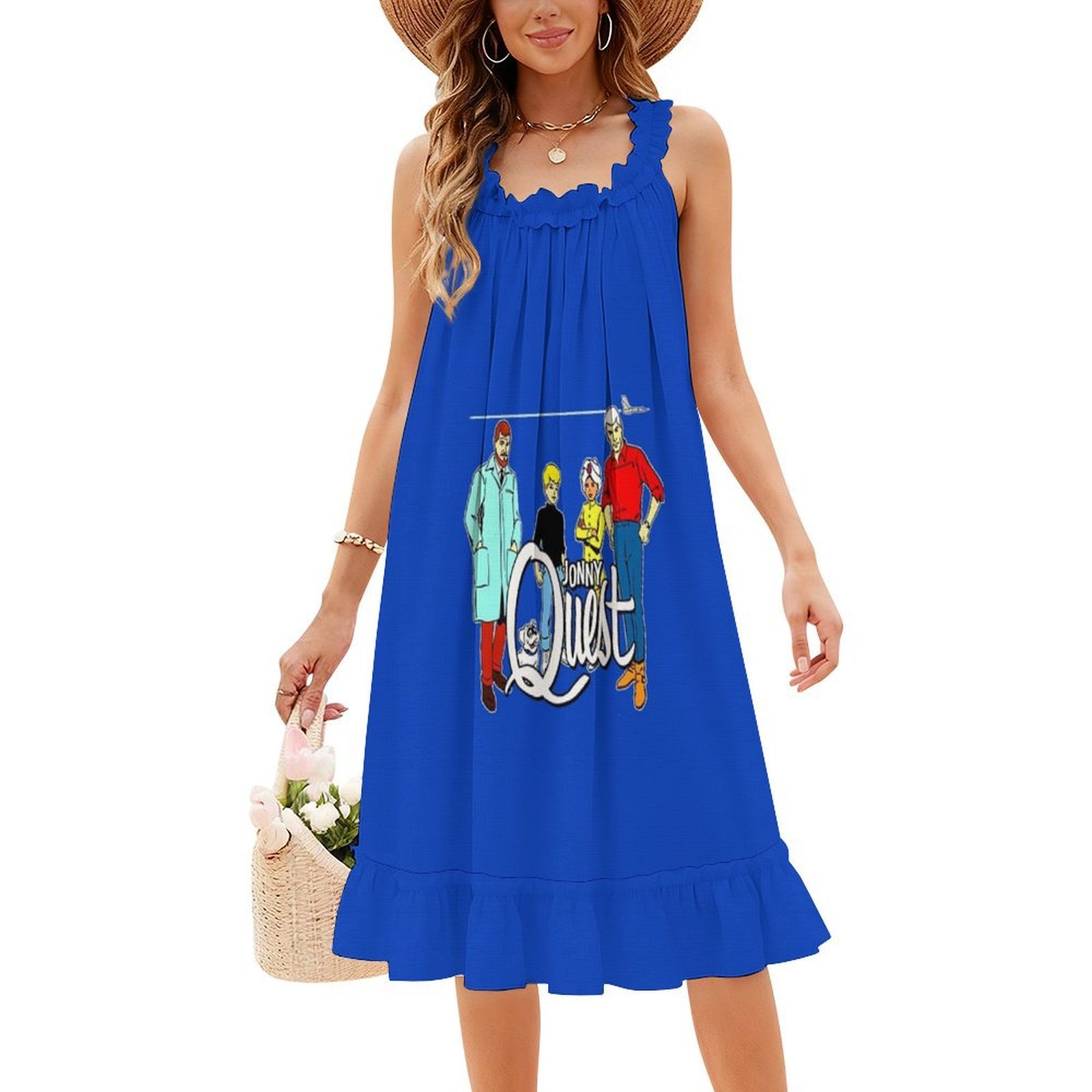 Jonny Quest Non-Distressed Flo - Smocked Dress Women のレビューと価格
