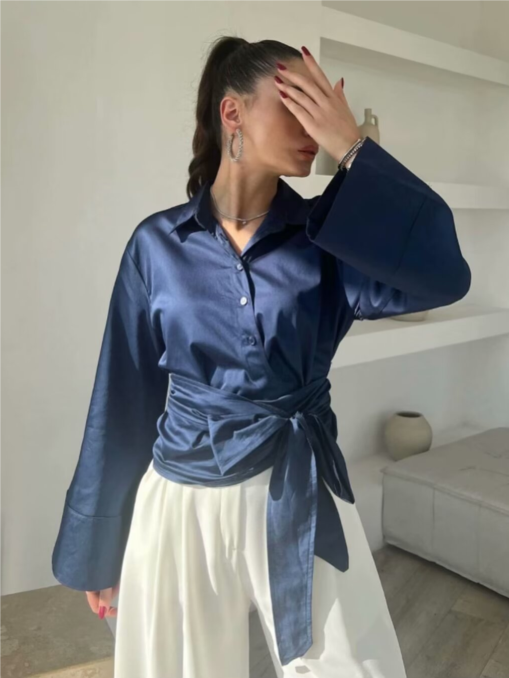 Women's Long Sleeve Kimono Blo - Women'S Fashion Kimono のレビューと価格