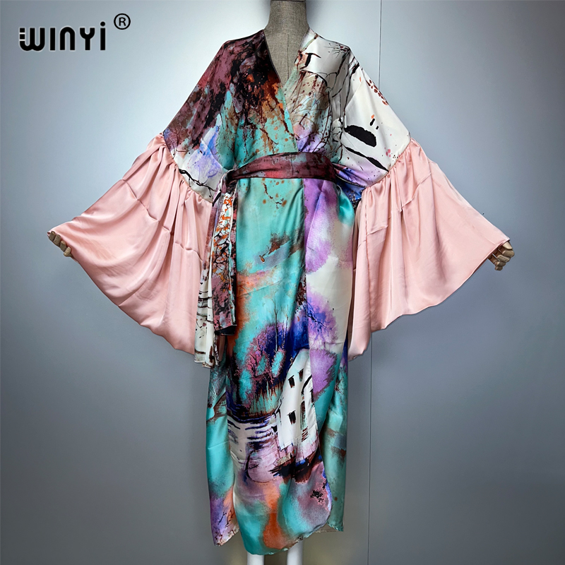 WINYI Summer Kimono party dres - Women'S Fashion Kimono のレビューと価格