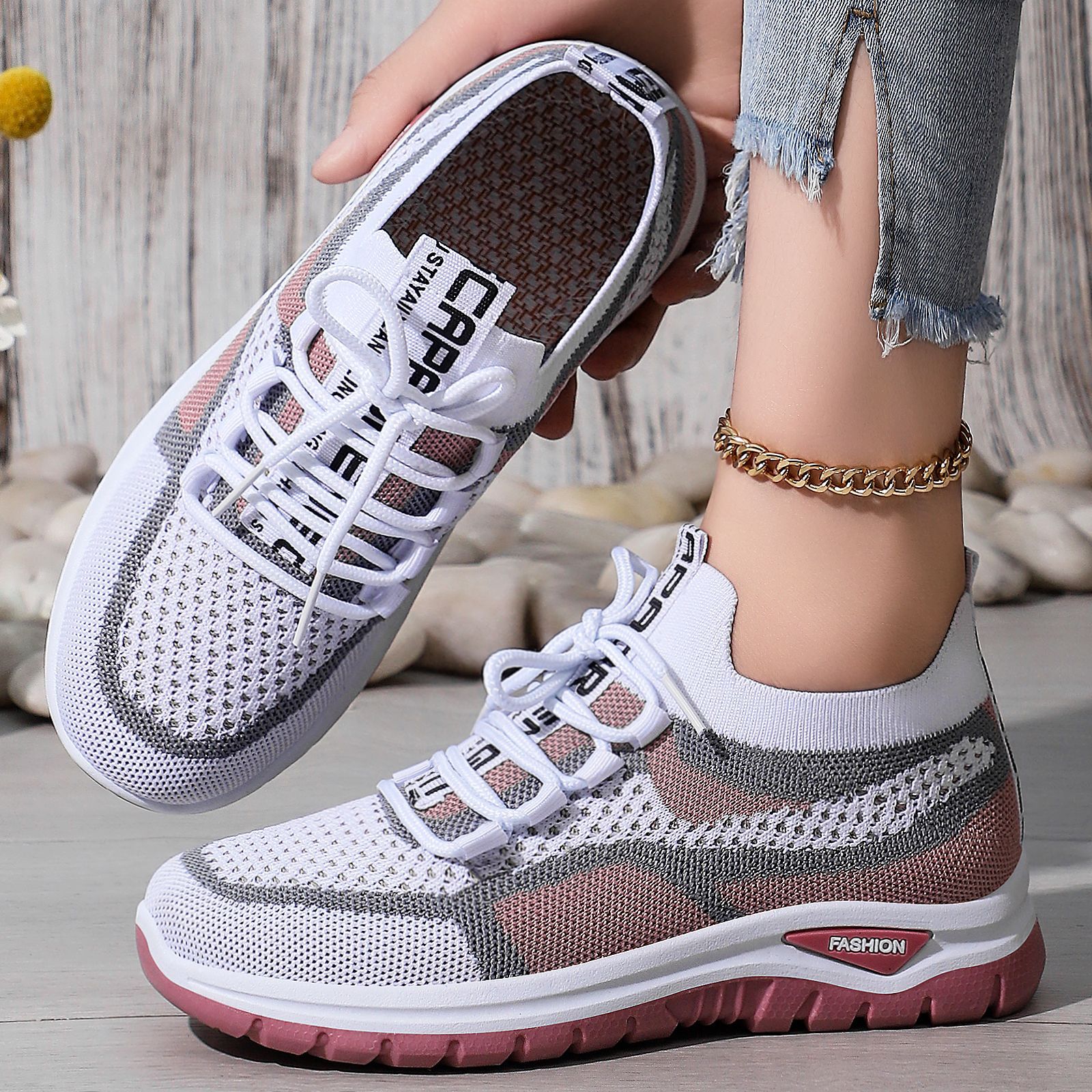 Women's Casual Shoes Air Mesh  - Women'S Fashion Gym Shoes のレビューと価格
