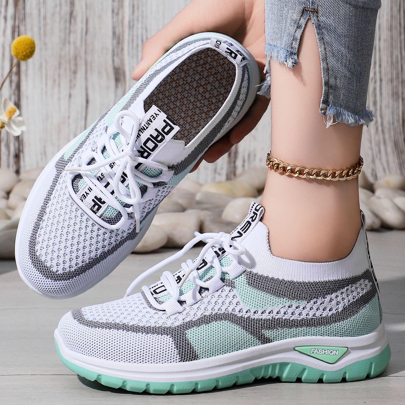 Women's Casual Shoes Air Mesh  - Women'S Fashion Gym Shoes のレビューと価格