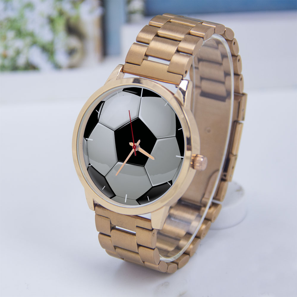 Football Soccer Design Fans Si - Women'S Fashion Quartz Watch のレビューと価格