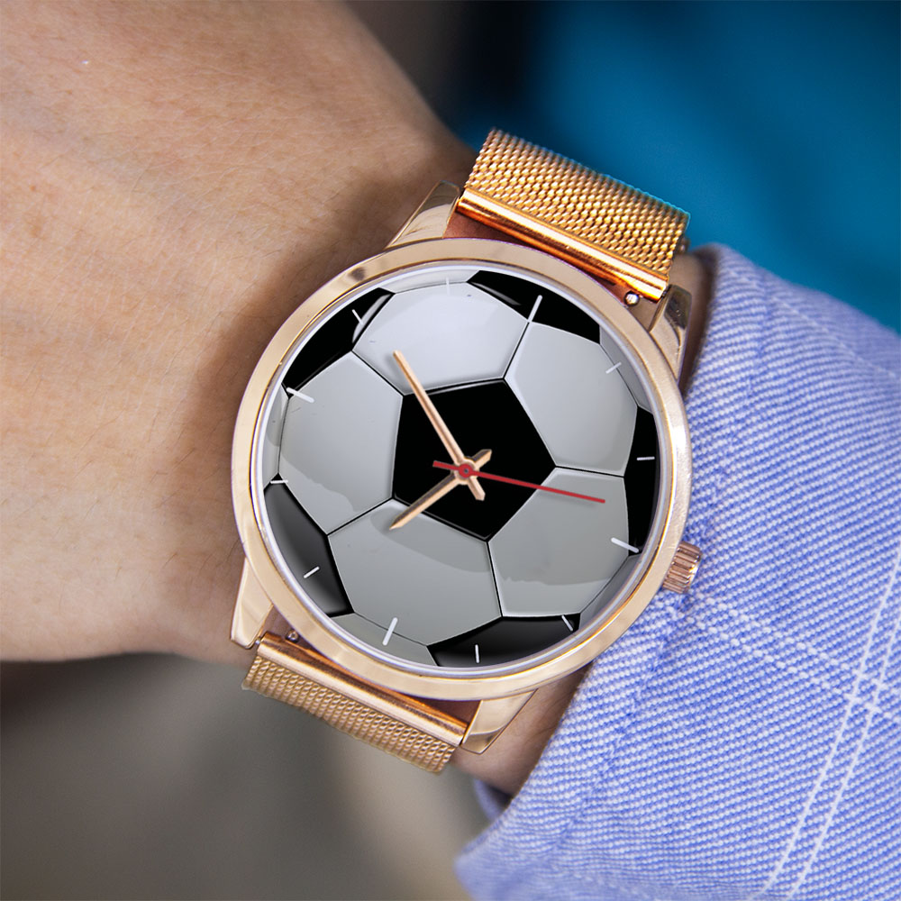 Football Soccer Design Fans Si - Women'S Fashion Quartz Watch のレビューと価格