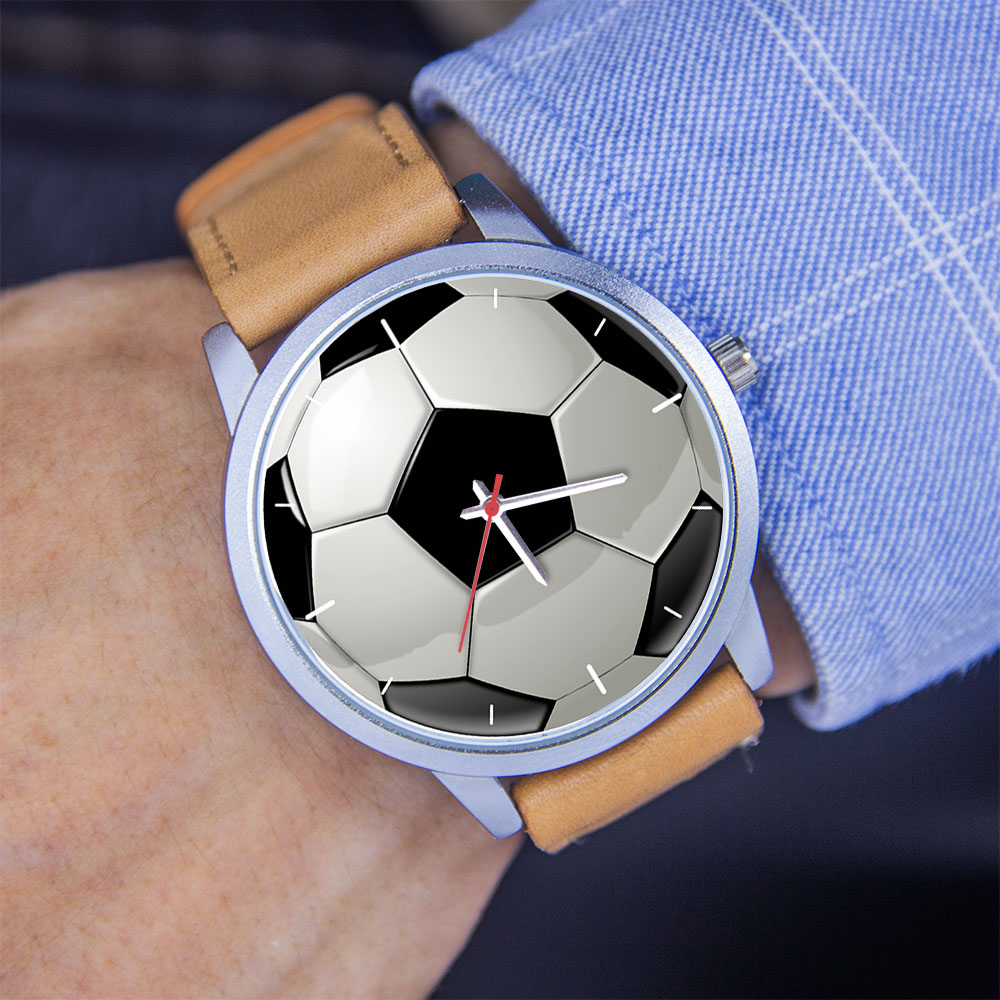 Football Soccer Design Fans Si - Women'S Fashion Quartz Watch のレビューと価格
