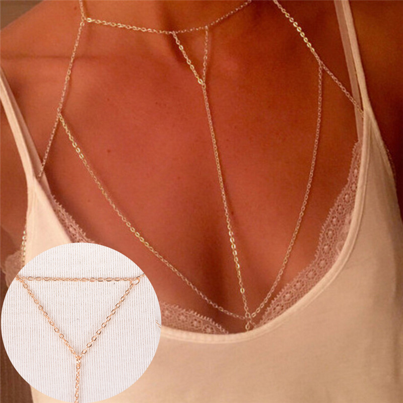 Gold Silver Fashion Link Chain - Women'S Fashion Harness のレビューと価格