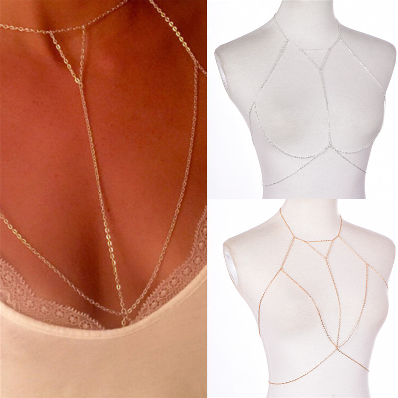 Gold Silver Fashion Link Chain - Women'S Fashion Harness のレビューと価格