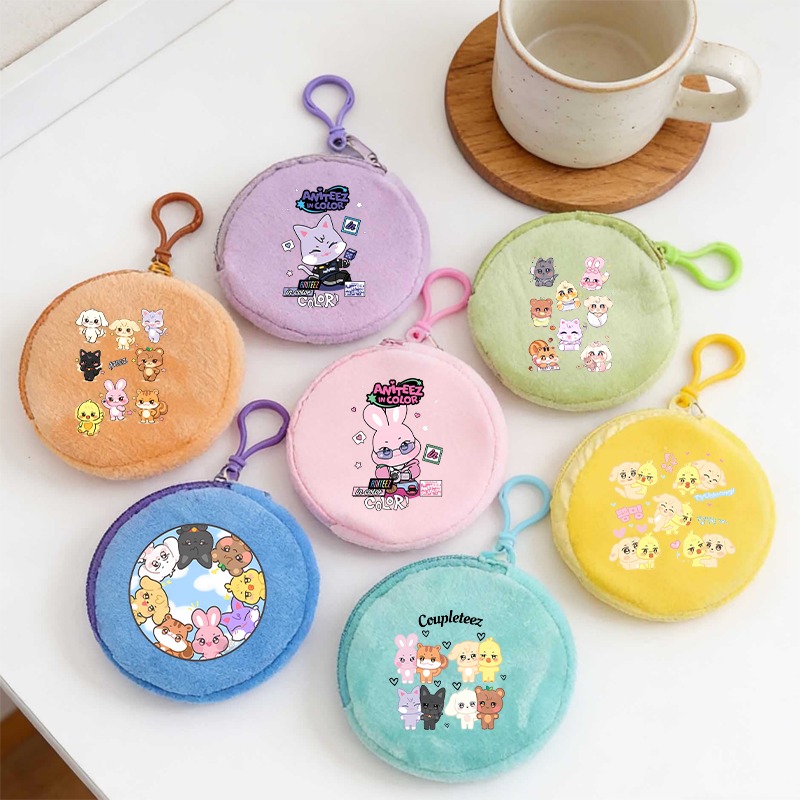 Kpop ATEEZ Idol Coin Purses Ke - Women Fashion Drawing のレビューと価格
