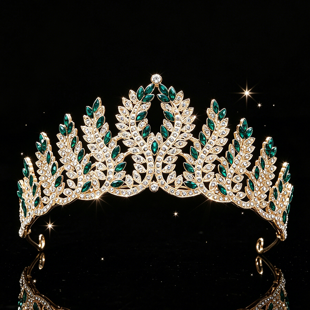 Fashion Baroque Bridal Tiara S - Women Queen Fashion のレビューと価格