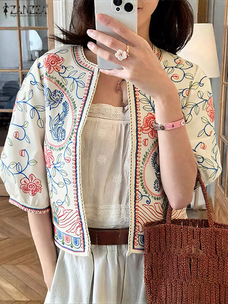 ZANZEA Fashion Tops Casual Car - Women'S Fashion Kimono のレビューと価格