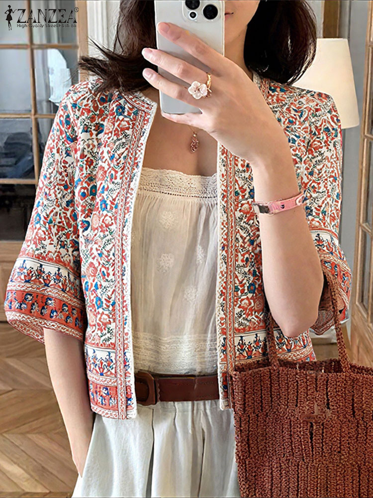ZANZEA Fashion Tops Casual Car - Women'S Fashion Kimono のレビューと価格