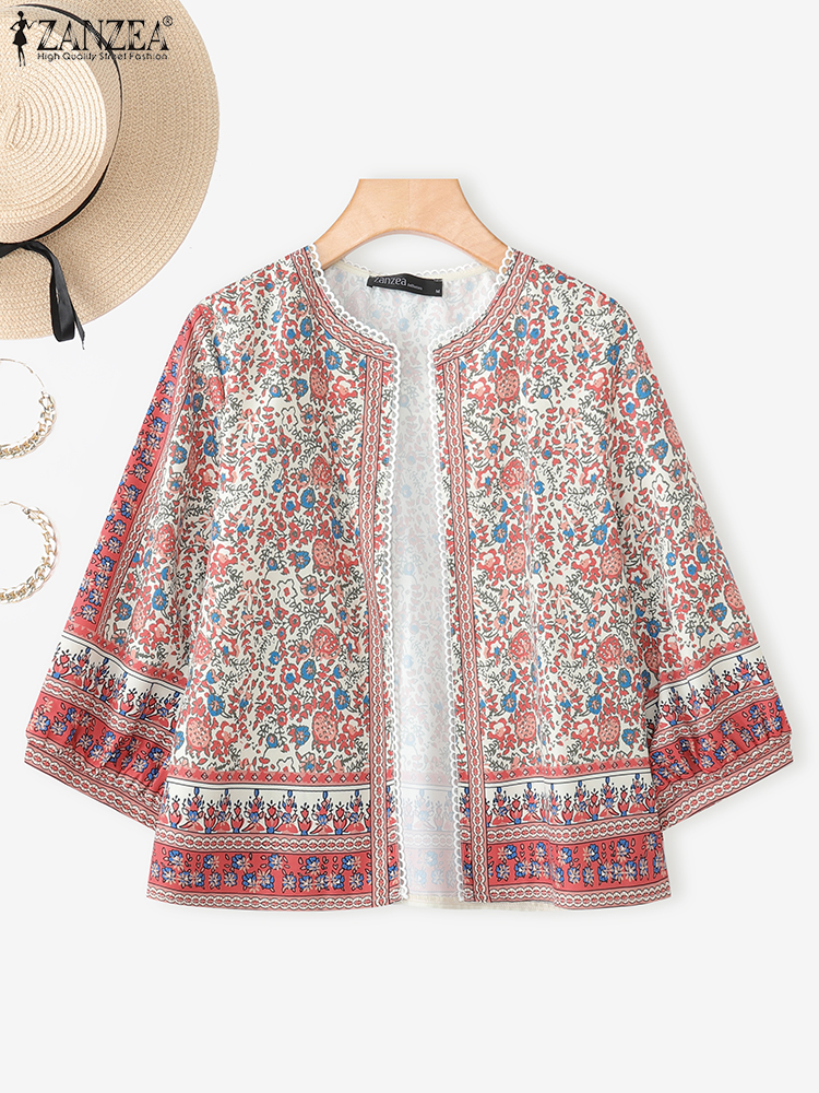 ZANZEA Fashion Tops Casual Car - Women'S Fashion Kimono のレビューと価格
