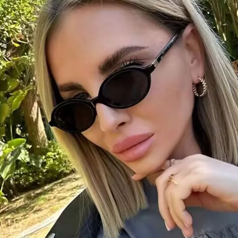 New Oval sunglasses For women  - Women'S Fashion Glasses With Clear Lenses のレビューと価格