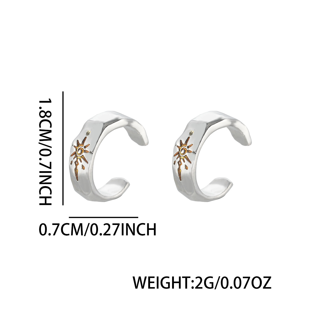 One pair, wishing stone earcli - Women'S Fashion Earrings のレビューと価格