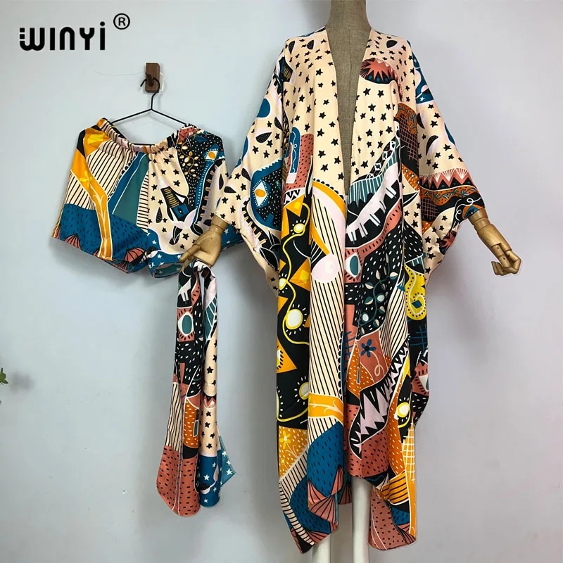 WINYI new summer beach two pie - Women'S Fashion Kimono のレビューと価格