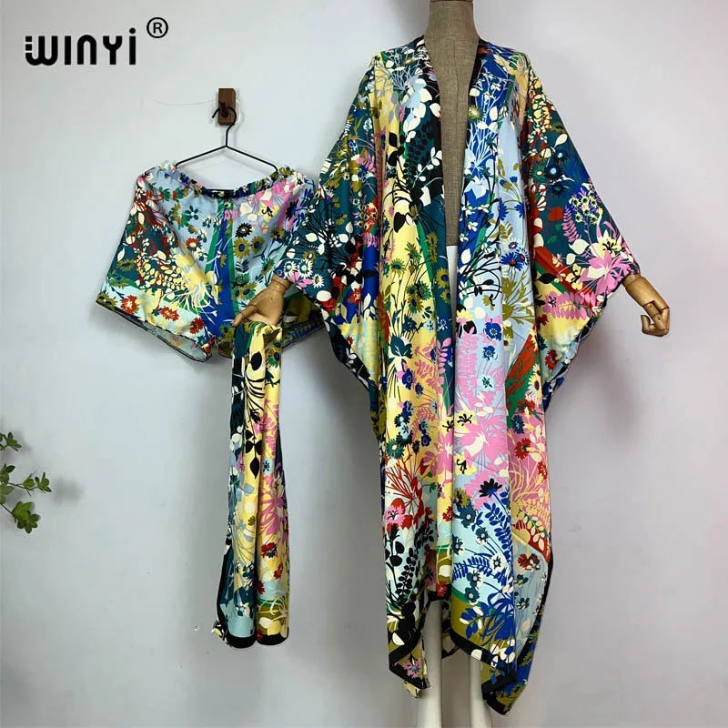 WINYI new summer beach two pie - Women'S Fashion Kimono のレビューと価格