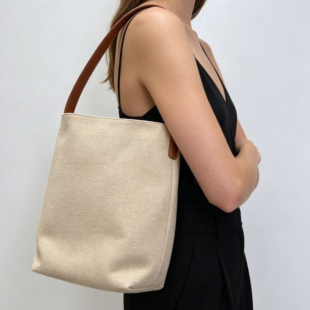 2026 New Linen Bucket Bag Armp - Canvas Tote Bag のレビューと価格