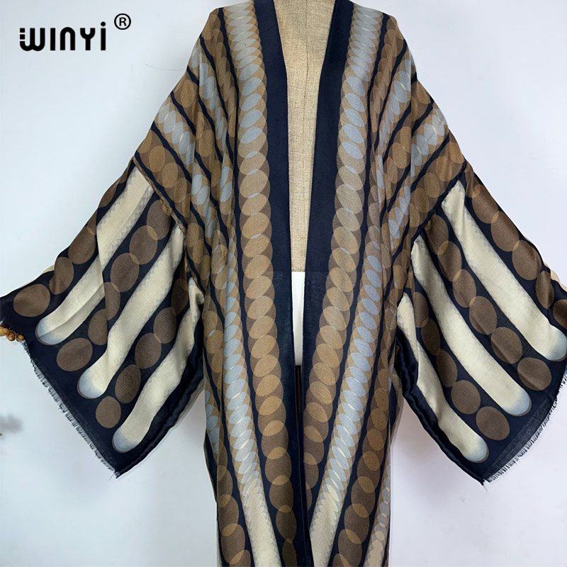 WINYI kimono summer geometric  - Women'S Fashion Kimono のレビューと価格
