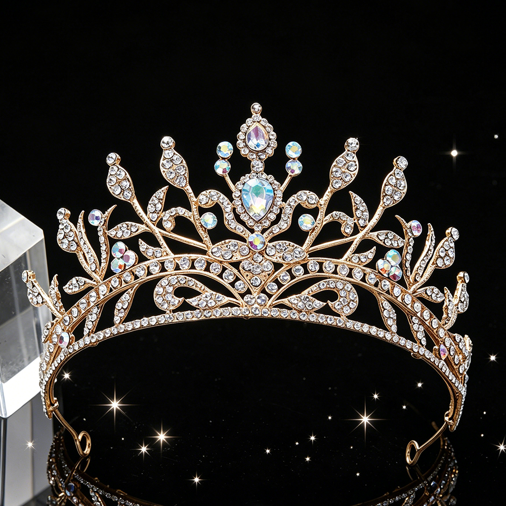Fashion Baroque Bridal Tiara S - Women Queen Fashion のレビューと価格