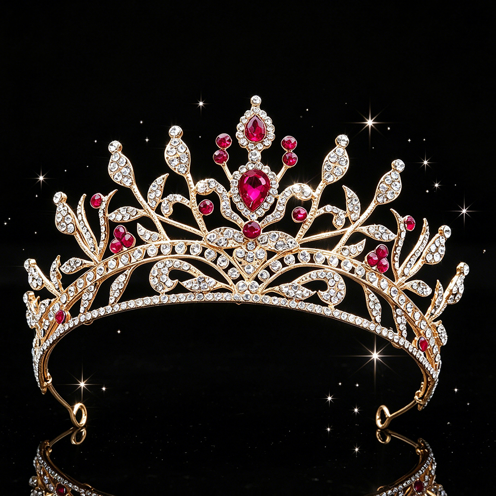 Fashion Baroque Bridal Tiara S - Women Queen Fashion のレビューと価格