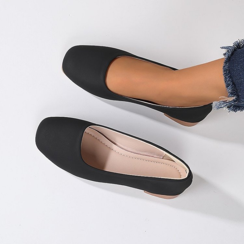 Soft Leather Round Toe Slip-On - Women'S Fashion Footwear のレビューと価格