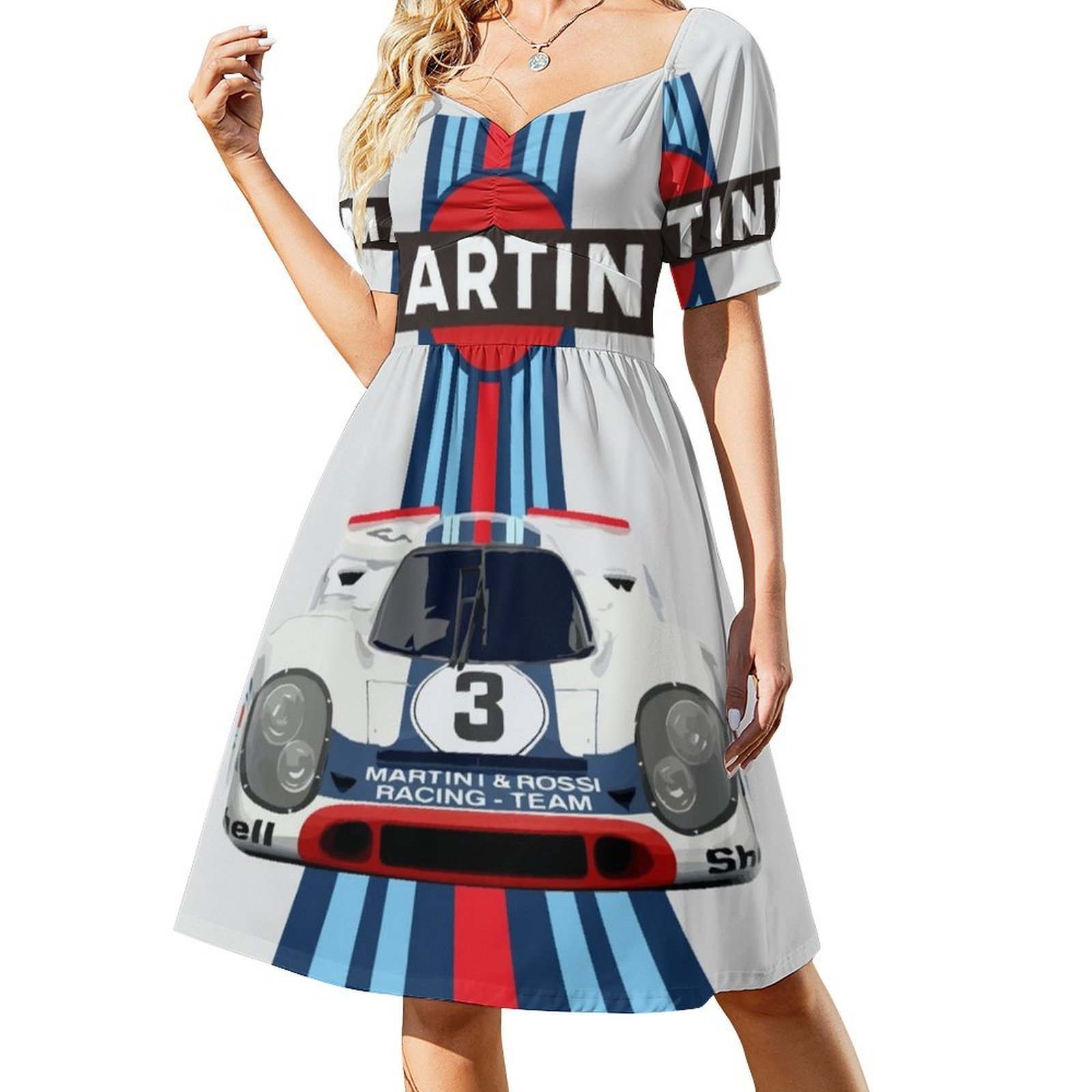 Racing Stripes-Porsch 917 No 3 - Smocked Dress Women のレビューと価格