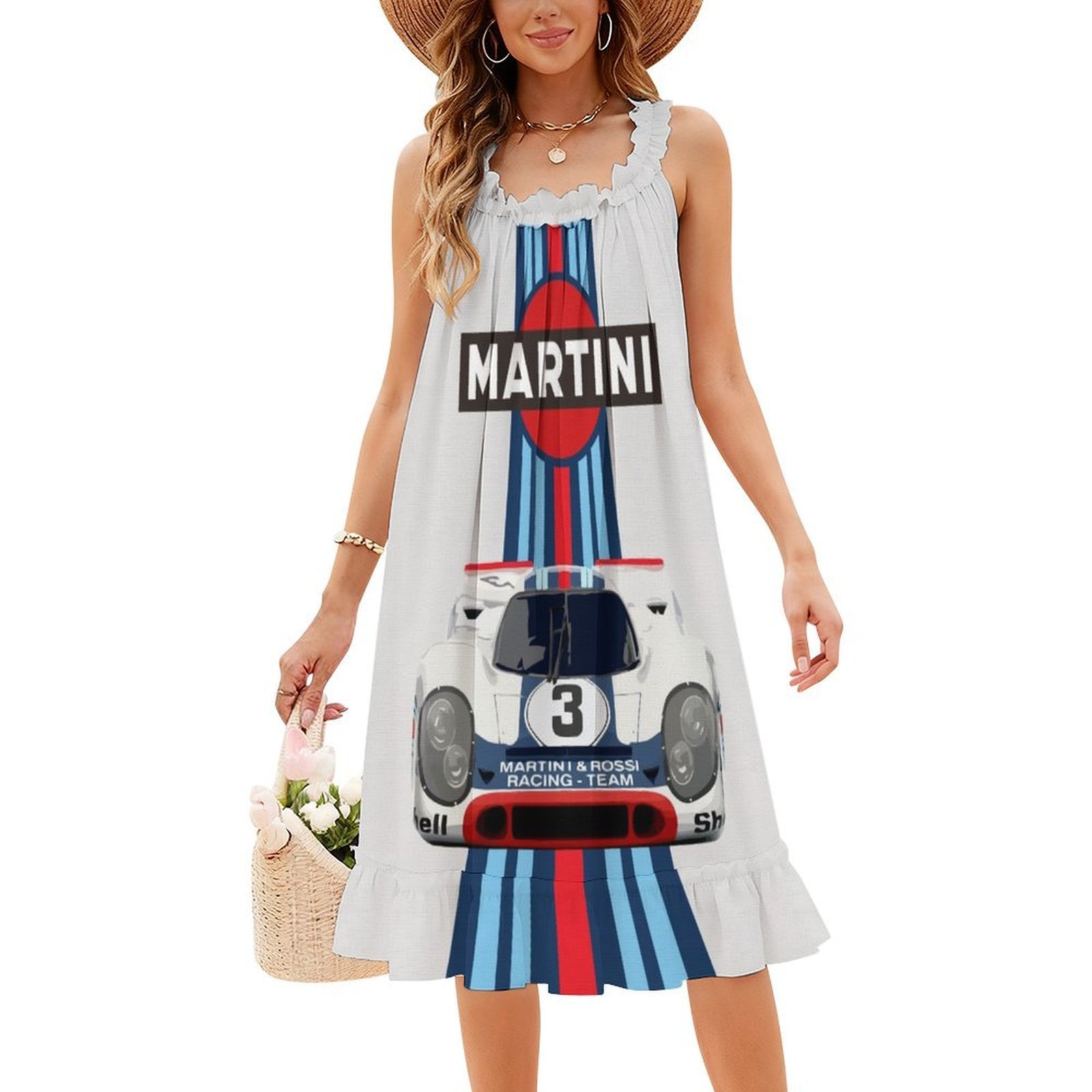 Racing Stripes-Porsch 917 No 3 - Smocked Dress Women のレビューと価格