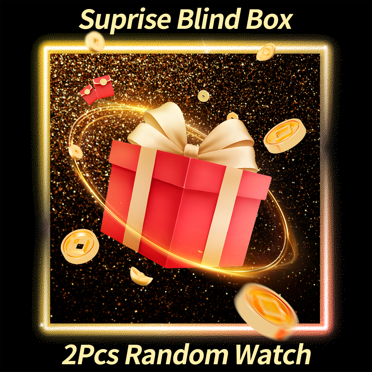 2PCS Surprise Mystery Box-Wome - Women'S Fashion Quartz Watch のレビューと価格