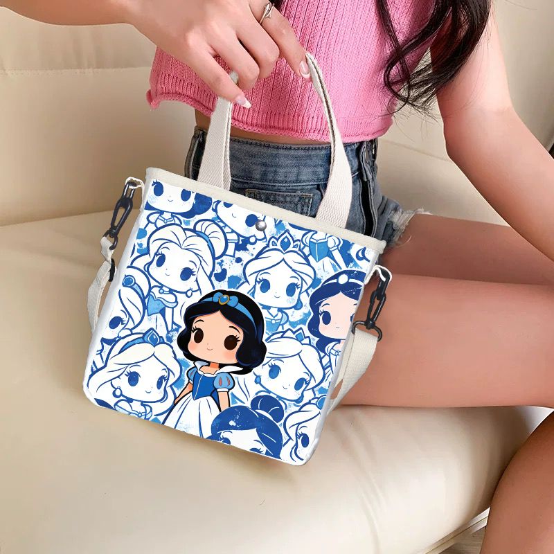 Cartoon snow white Characters  - Canvas Tote Bag のレビューと価格