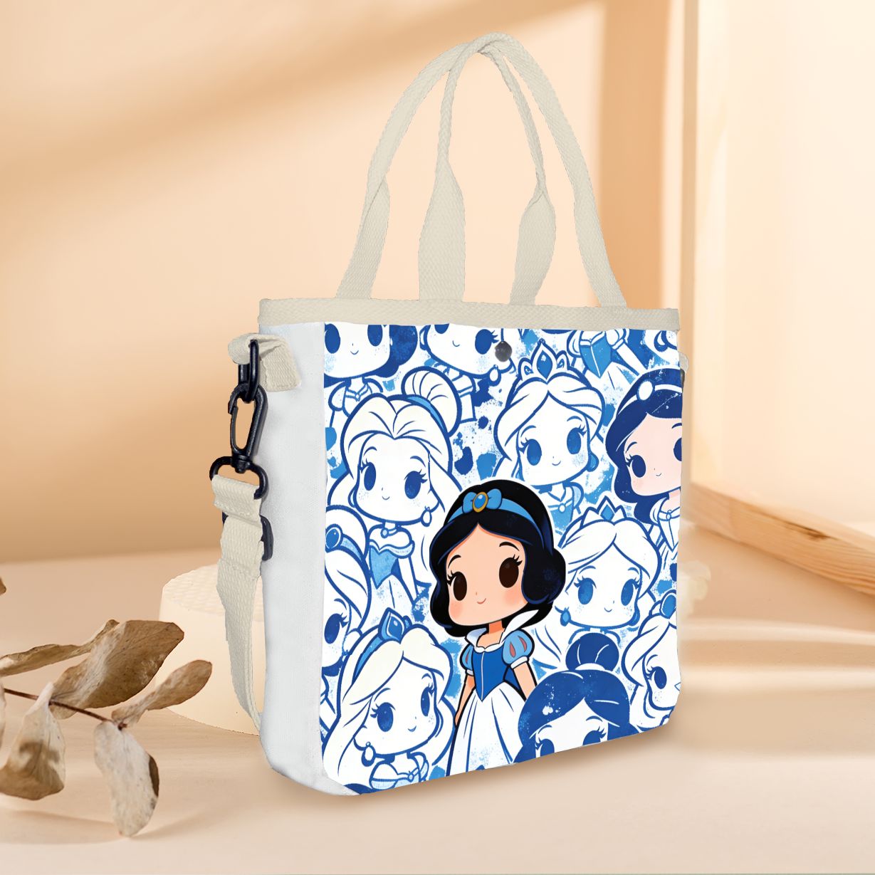 Cartoon snow white Characters  - Canvas Tote Bag のレビューと価格