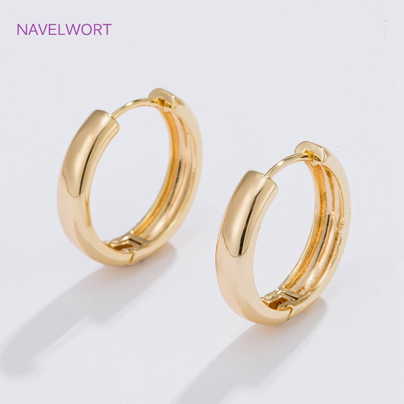 6 Sizes Gold Plated Circle Hoo - Women'S Fashion Earrings のレビューと価格