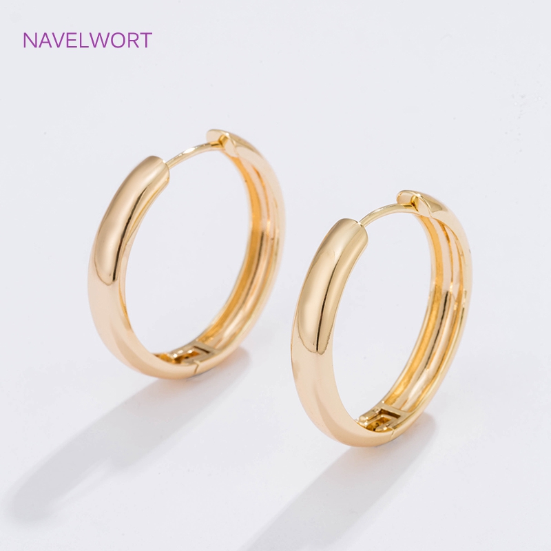 6 Sizes Gold Plated Circle Hoo - Women'S Fashion Earrings のレビューと価格